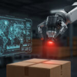 IA Sector Aduanero - Robot frente a un paquete
